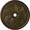 Ekena Millwork Sellek Ceiling Medallion (Fits Canopies up to 9"), Hand-Painted Brass, 42 1/8"OD x 1 7/8"P CM42SKBRS - alternate 1